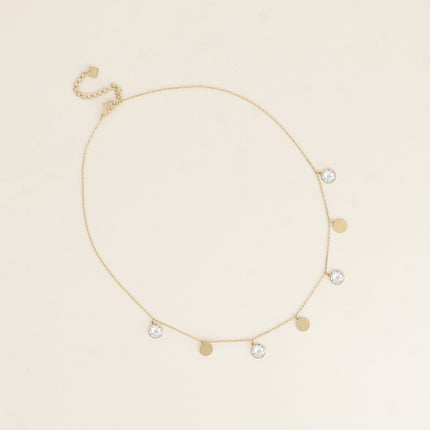 Collier Perla - pastilles rondes, ornées de cristaux de Swarovski®