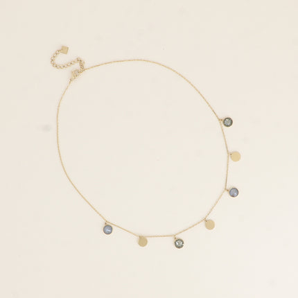 Collier Perla - pastilles rondes, ornées de cristaux de Swarovski®