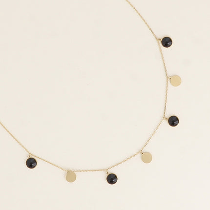 Collier Perla - pastilles rondes, ornées de cristaux de Swarovski®