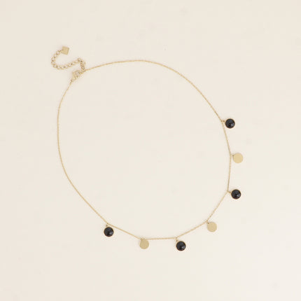 Collier Perla - pastilles rondes, ornées de cristaux de Swarovski®
