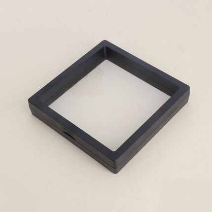 Plaquette transparente de présentation carrée