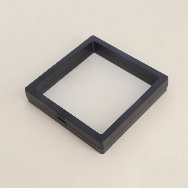 Plaquette transparente de présentation carrée