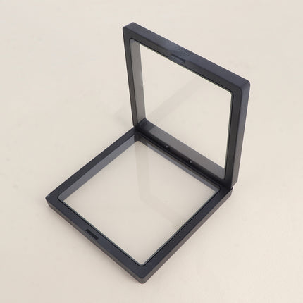 Plaquette transparente de présentation carrée