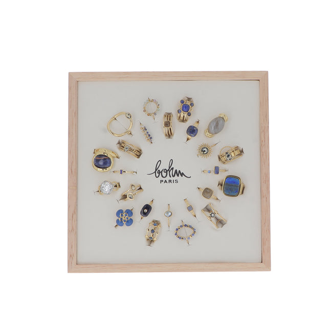 Kit de 24 bagues - présentoir soleil offert
