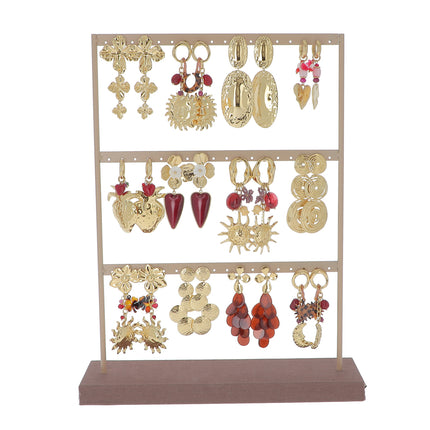 Kit de 12 boucles d'oreilles pendantes - présentoir offert