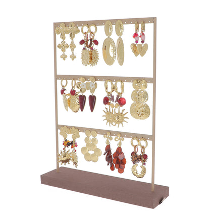 Kit de 12 boucles d'oreilles pendantes - présentoir offert