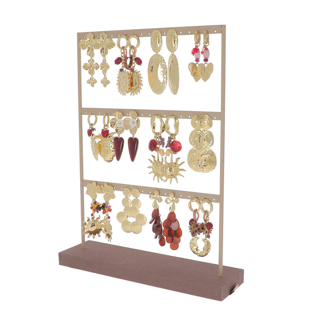 Kit de 12 boucles d'oreilles pendantes - présentoir offert