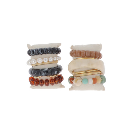 Kit de 12 bracelets sur 2 coussins - duo mix 3 - prix moyen de 5€/pc