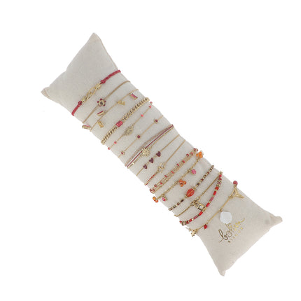 Kit de 14 bracelets - doré rouge - prix moyen de 5,70€/pc