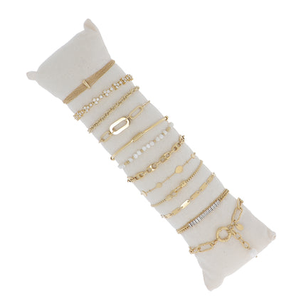 Kit de 12 bracelets - prix moyen de 5,80€/pc