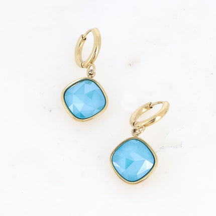 Boucles Léa - cristaux 10mm