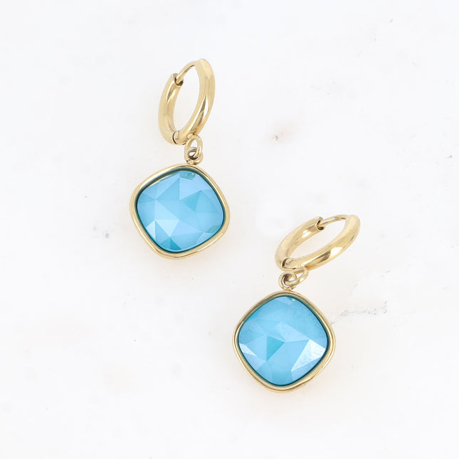 Boucles Léa - cristaux 10mm