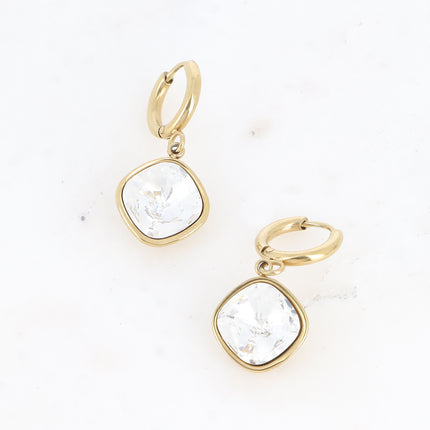Boucles Léa - cristaux 10mm