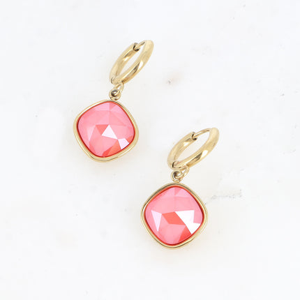 Boucles Léa - cristaux 10mm