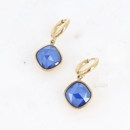 Boucles Léa - cristaux 10mm