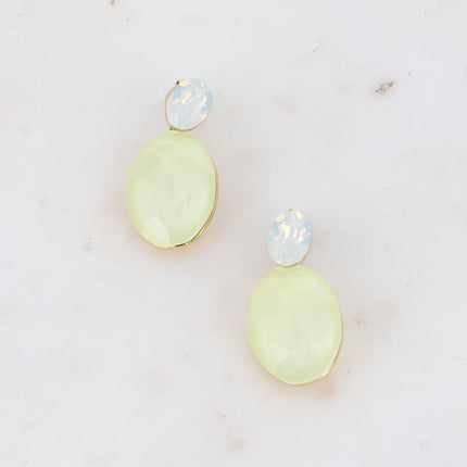 Boucles puces - cristaux 4120 (6x8mm) et 4120 (13x18mm)
