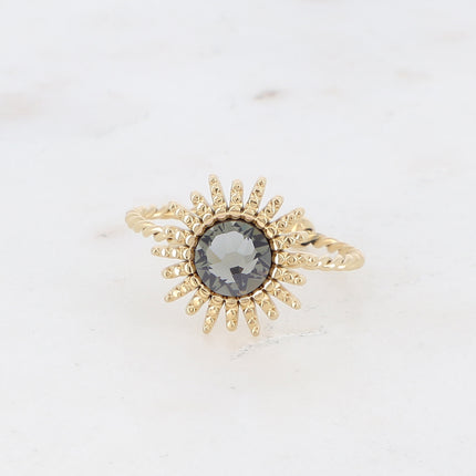 Bague Dao - soleil et cristal Swarovski® PP30