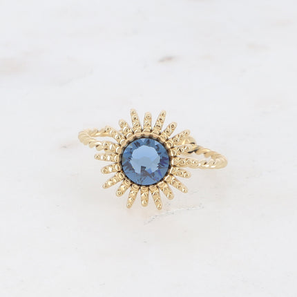 Bague Dao - soleil et cristal Swarovski® PP30