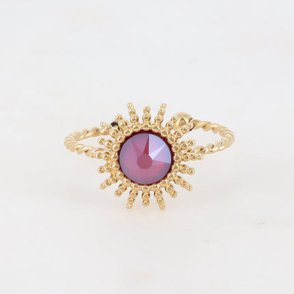 Bague Dao - soleil et cristal Swarovski® PP30