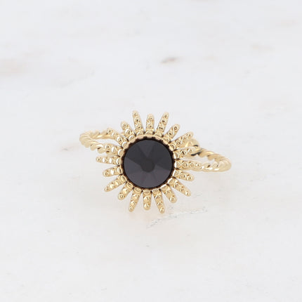 Bague Dao - soleil et cristal Swarovski® PP30
