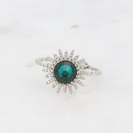 Bague Dao - soleil et cristal Swarovski® PP30