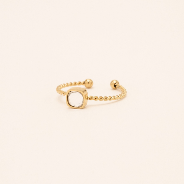 Bague Amael - cristaux 5mm