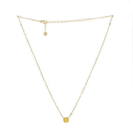 Collier Amael doré - cristaux 5mm