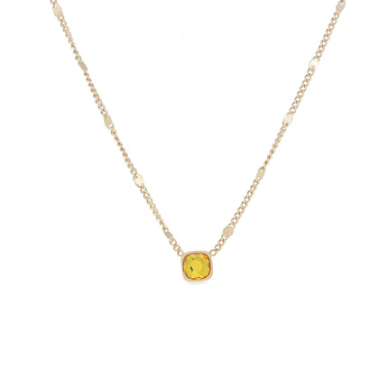 Collier Amael doré - cristaux 5mm