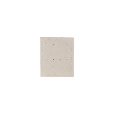 Linen display stand for 8 pairs of earrings