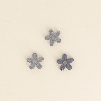 Perles de fleur à 5 pétales en acétate - 19 mm