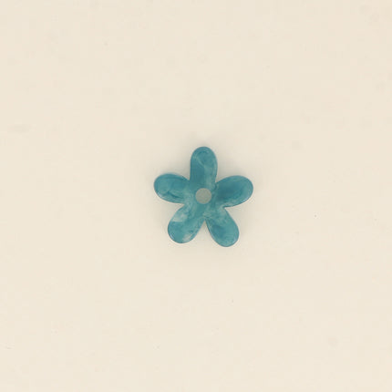 Perles de fleur à 5 pétales en acétate - 29 mm