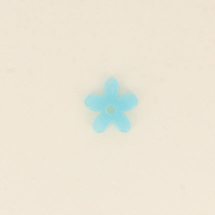 Perles de fleur à 5 pétales en acétate - 29 mm