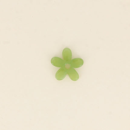 Perles de fleur à 5 pétales en acétate - 29 mm