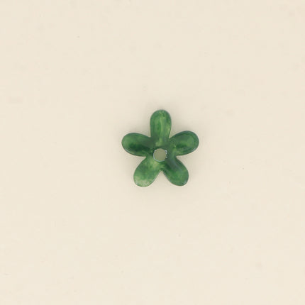 Perles de fleur à 5 pétales en acétate - 29 mm