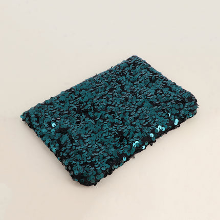 Pochette / Trousse - grandes paillettes rondes 20 x 14 cm