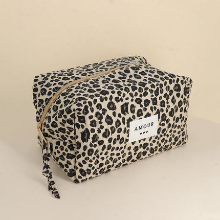 Grande trousse - en coton/polyester - 23 x 12 x 14 cm