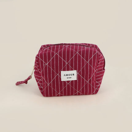 Trousse - AMOUR et 3 coeurs - 15 x 10 x 8 cm
