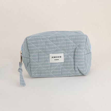 Trousse - AMOUR et 3 coeurs - 15 x 10 x 8 cm