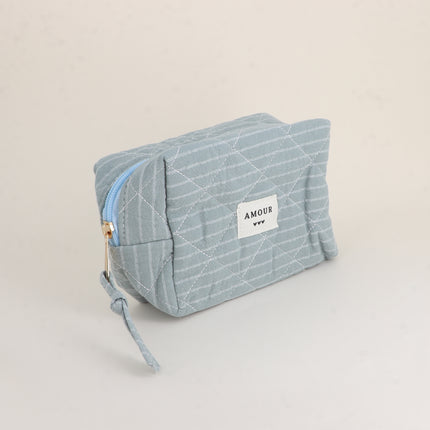 Trousse - AMOUR et 3 coeurs - 15 x 10 x 8 cm