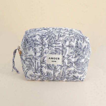 Trousse - AMOUR et 3 coeurs - 15 x 10 x 8 cm