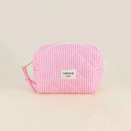 Trousse - AMOUR et 3 coeurs - 15 x 10 x 8 cm