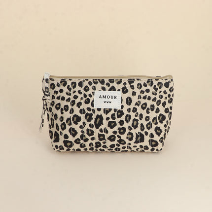 Trousse - AMOUR, 3 coeurs, motifs - 19 x 11 cm