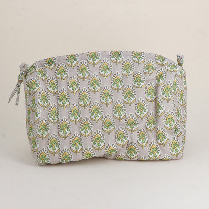 Large pencil case - pretty patterns and LOVE with 3 hearts, 100% polyester, 20 x 11 x 11.5 cm