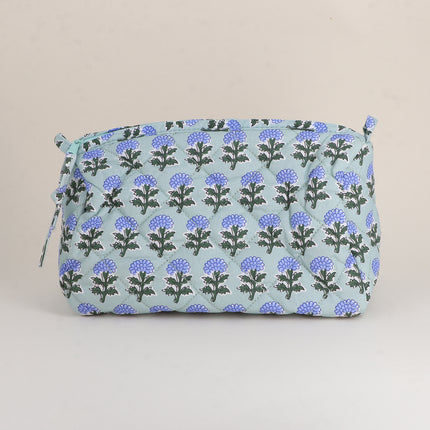 Grande trousse - jolis motifs et AMOUR avec 3 coeurs, 100% polyester, 20 x 11 x 11,5 cm