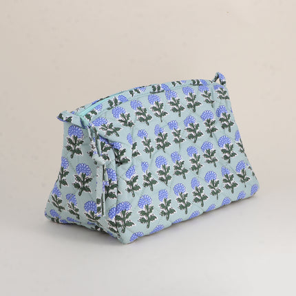 Grande trousse - jolis motifs et AMOUR avec 3 coeurs, 100% polyester, 20 x 11 x 11,5 cm