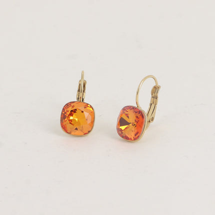 Boucles Béa - cristaux Swarovski® 4470 10mm