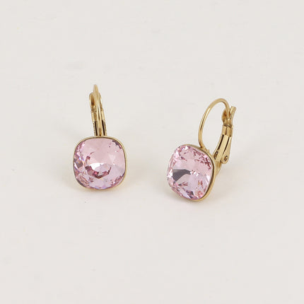 Boucles Béa - cristaux Swarovski® 4470 10mm