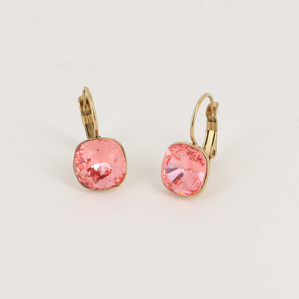 Boucles Béa - cristaux Swarovski® 4470 10mm
