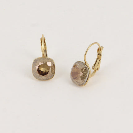Boucles Béa - cristaux Swarovski® 4470 10mm