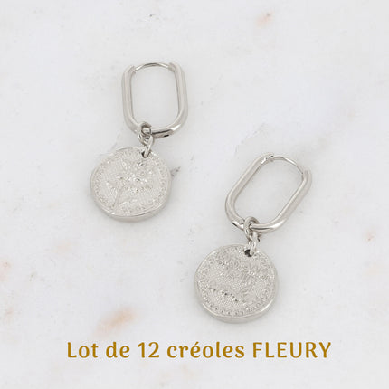 Créoles Fleury - fleur et mois de naissance